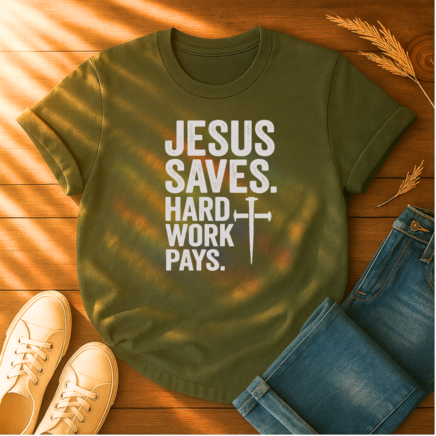Pray Hard, Work Hard T-Shirt