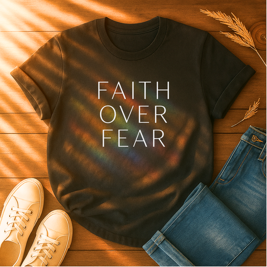 Minimalist Faith Over Fear T-Shirt