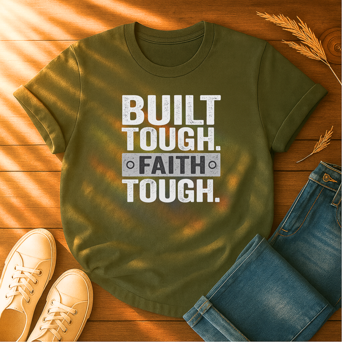 Built Tough, Faith Tough T-Shirt