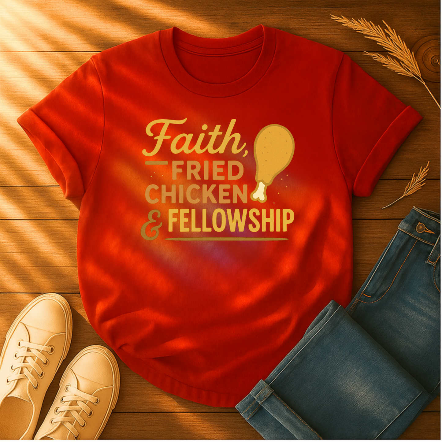 Faith, Fried Chicken & Fellowship T-Shirt