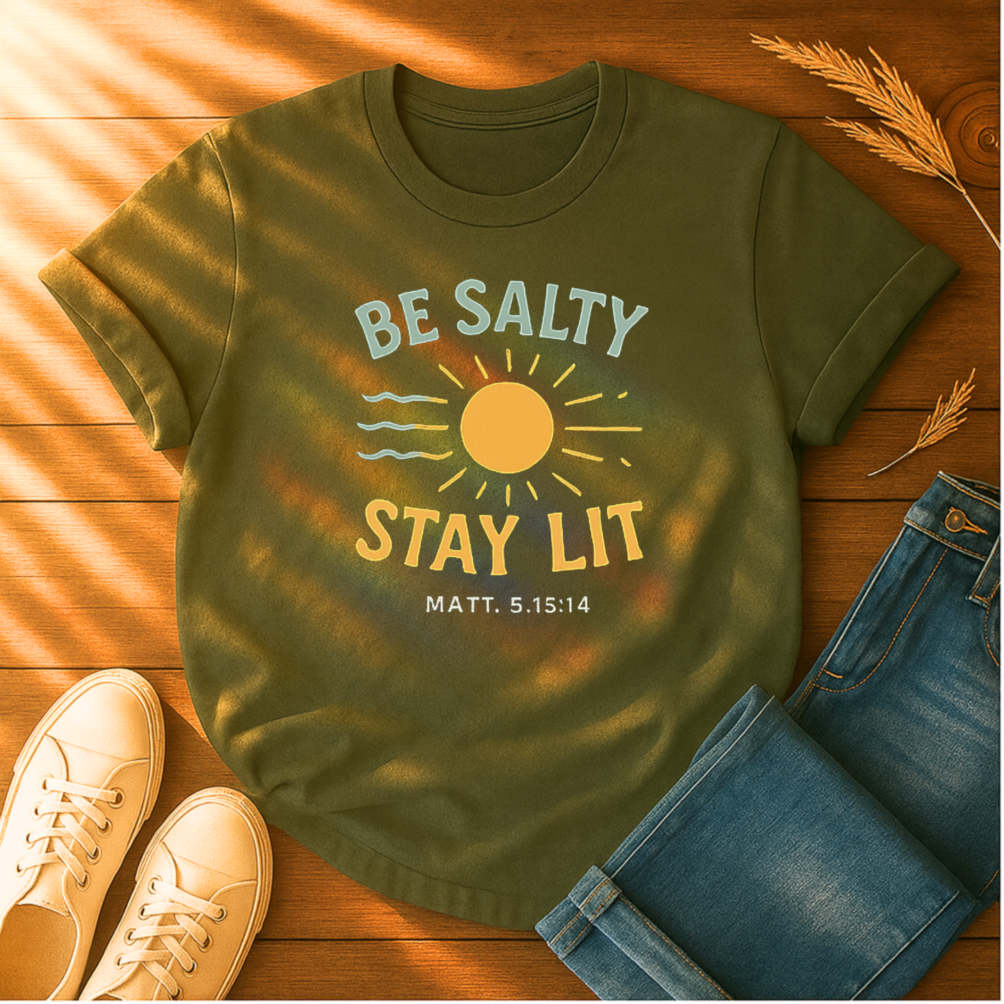 Be Salty Stay Lit T-Shirt