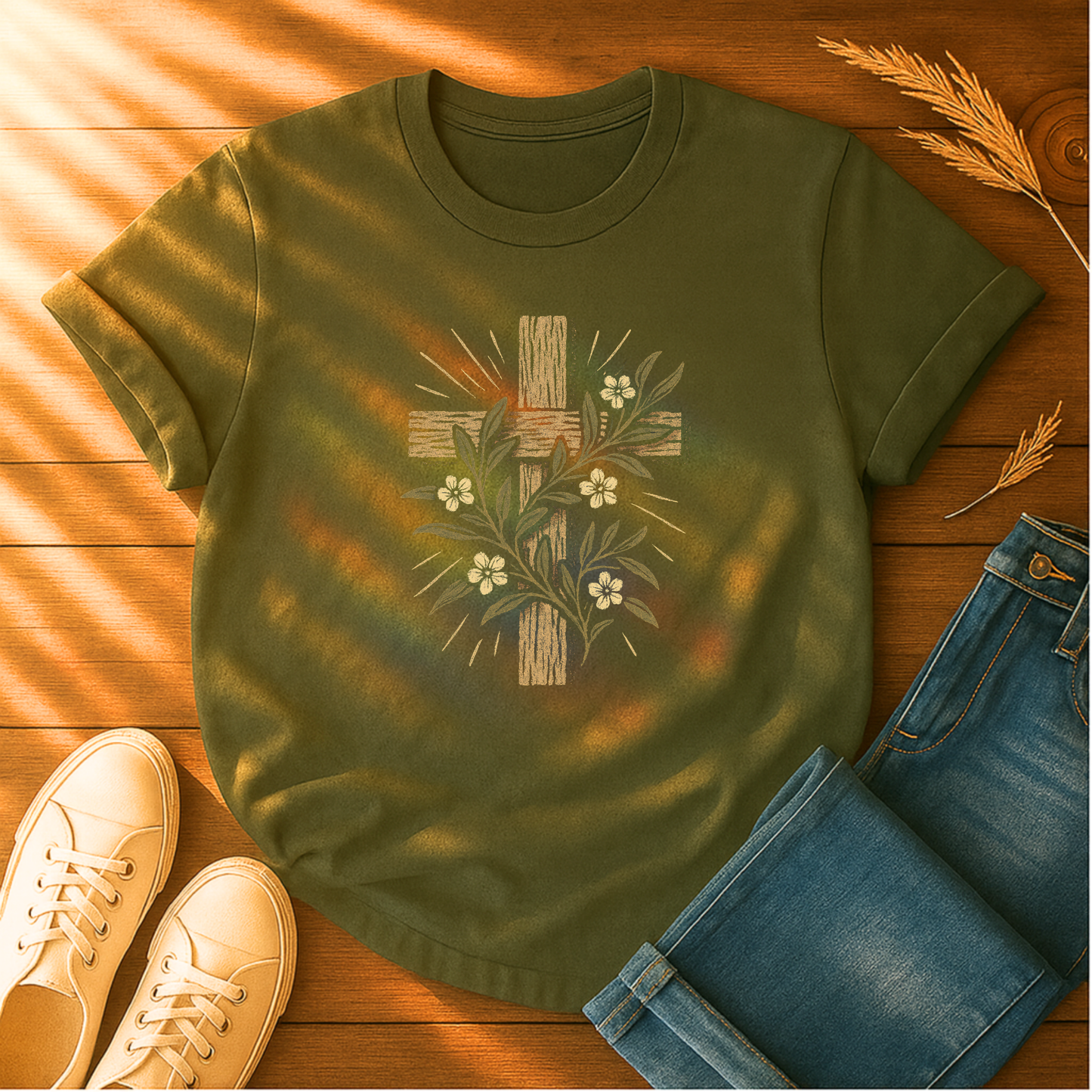 Wooden Cross T-Shirt