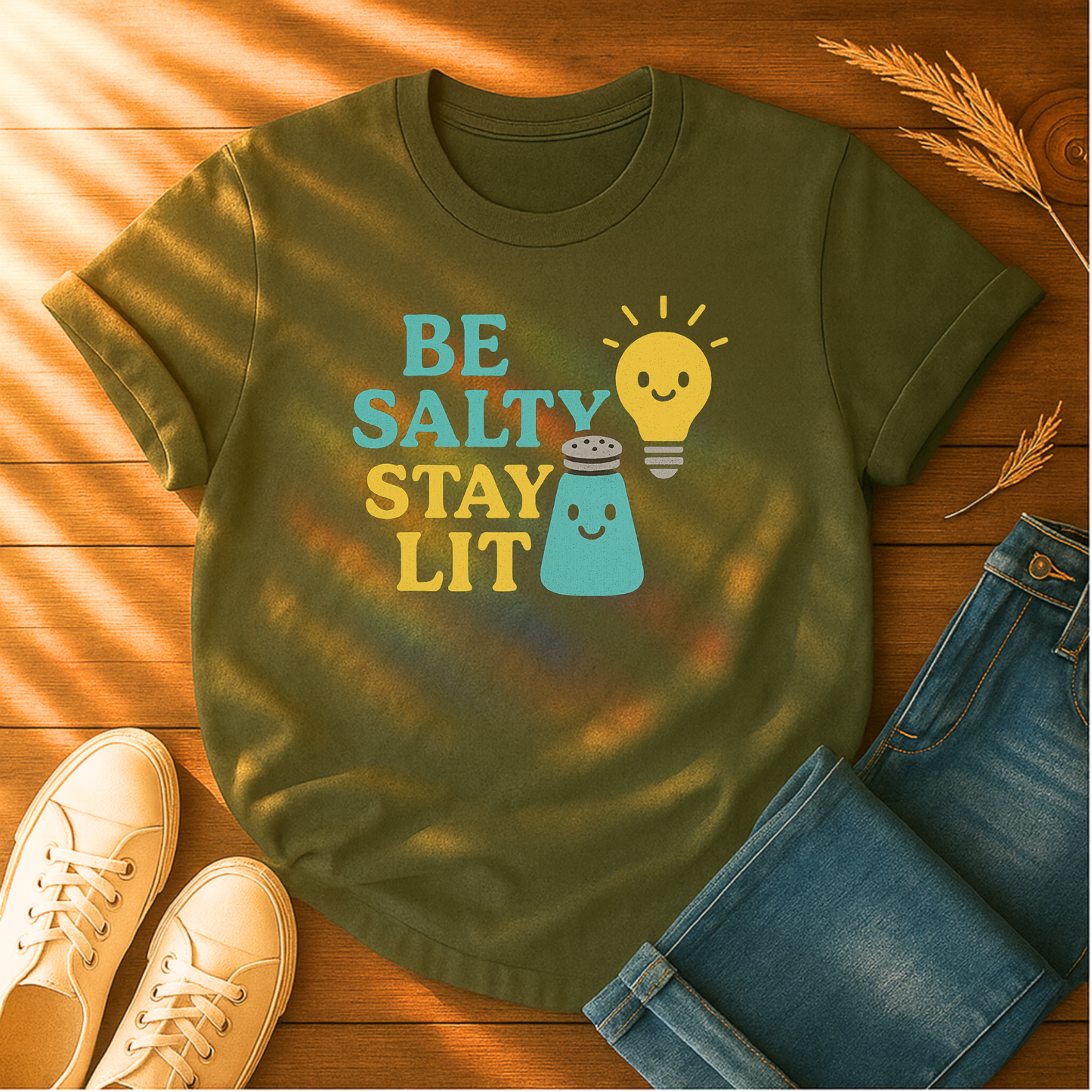 Be Salty Stay Lit T-Shirt