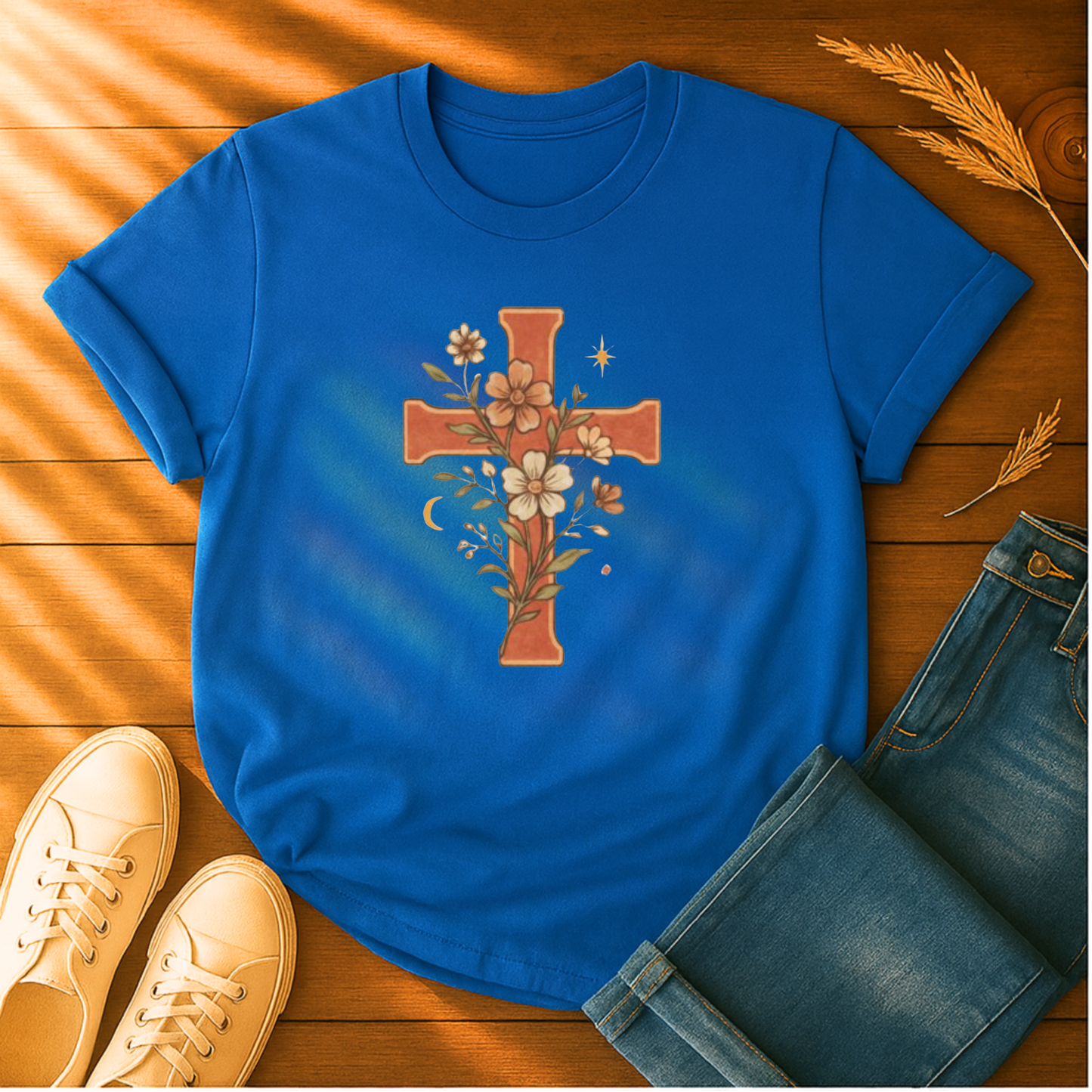 Flower Cross T-Shirt