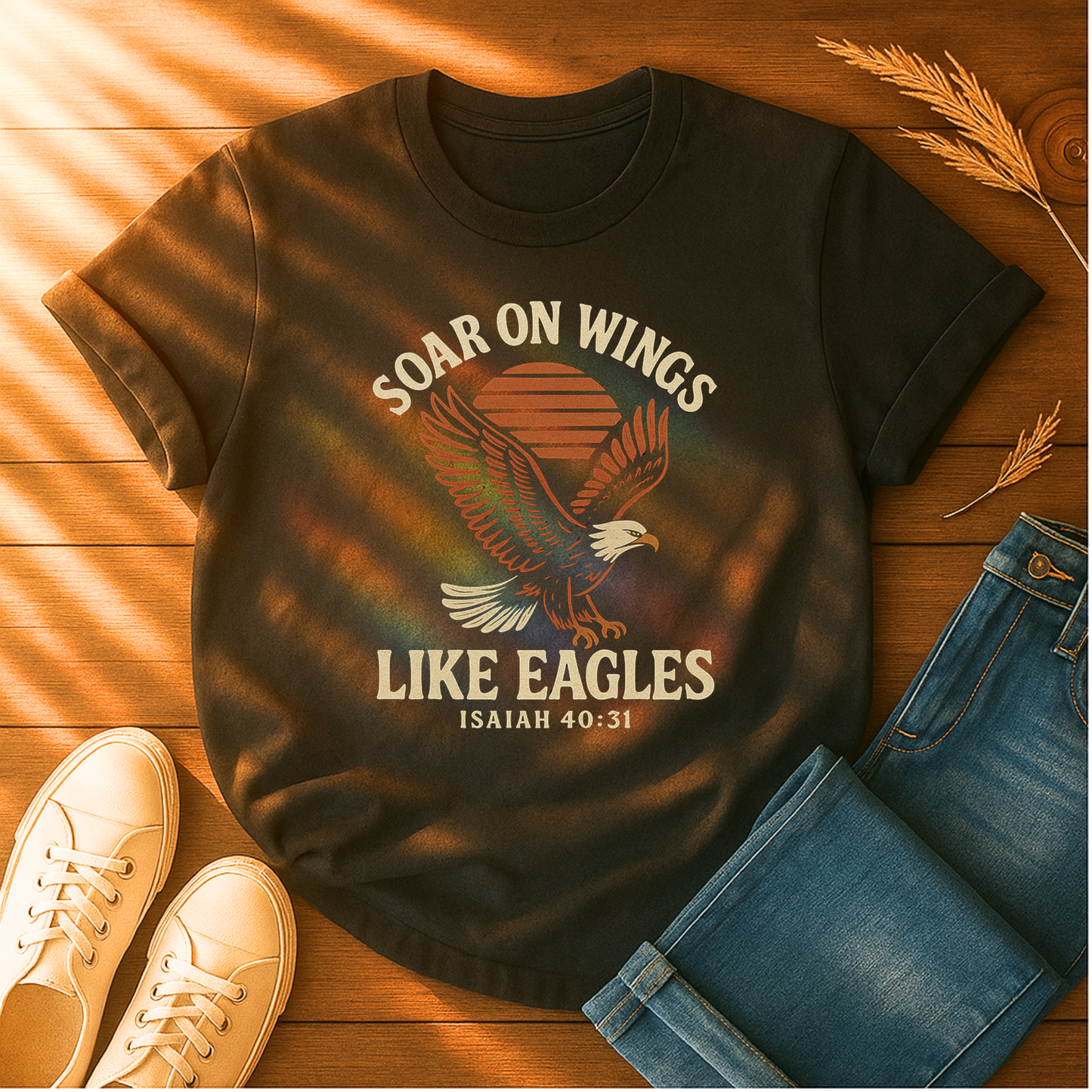 Soar on Wing Like Eagles T-Shirt