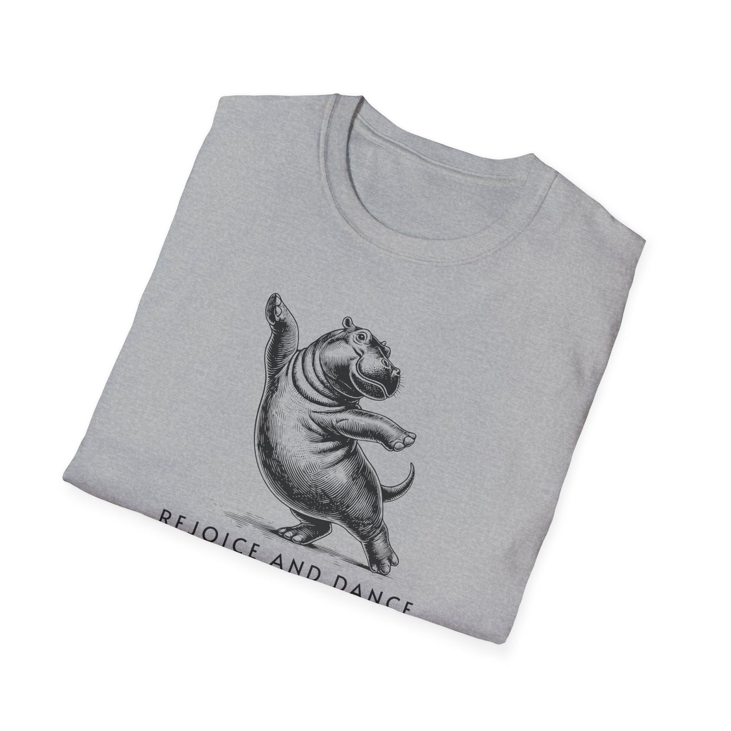 Hippo Rejoice and Dance T-Shirt