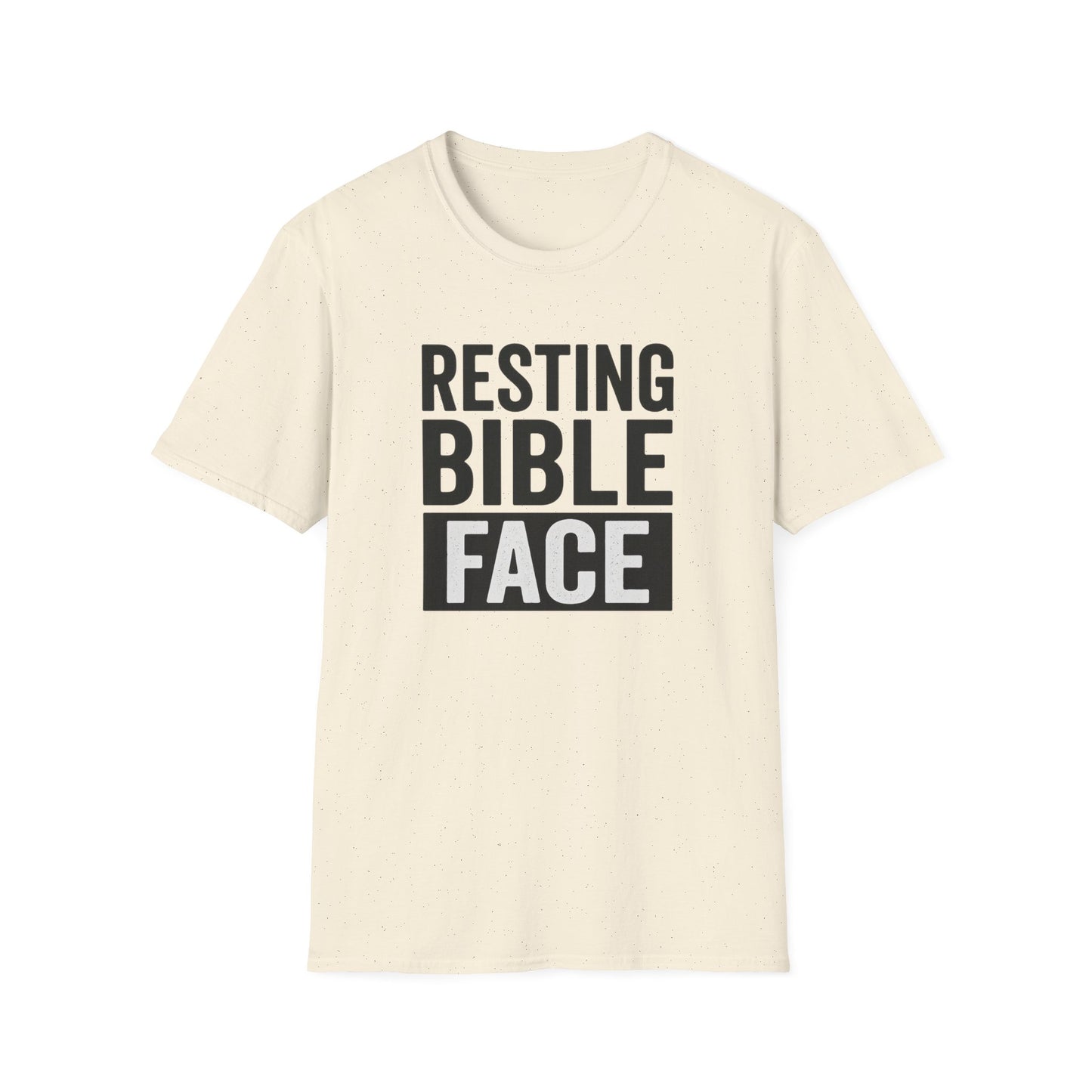 Resting Bible Face T-Shirt