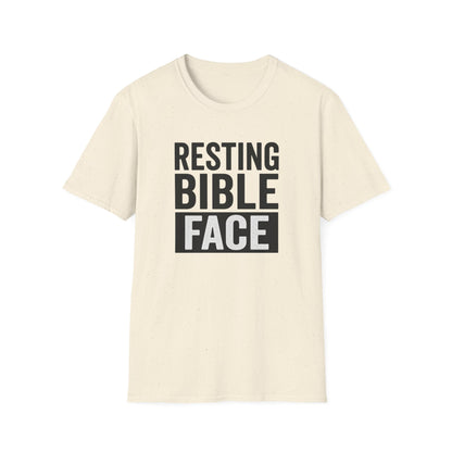 Resting Bible Face T-Shirt