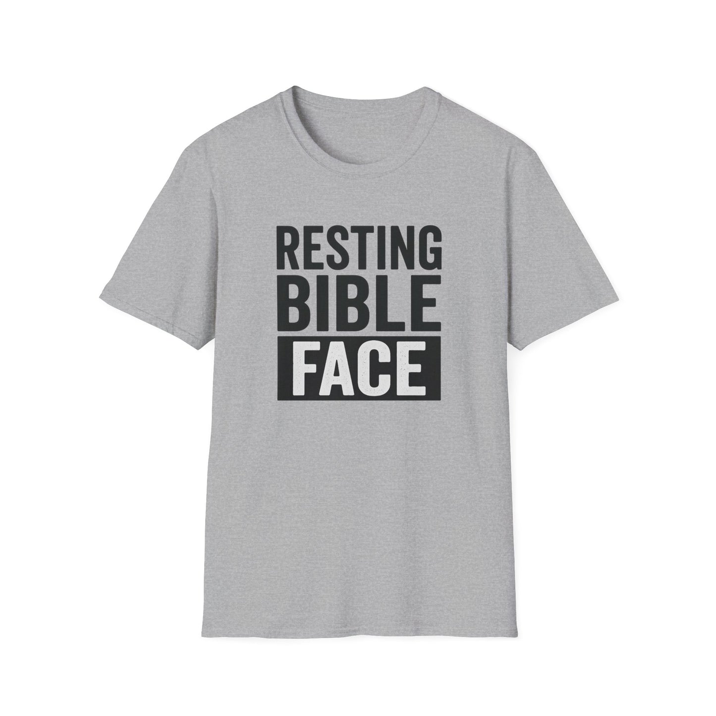 Resting Bible Face T-Shirt