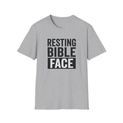 Resting Bible Face T-Shirt