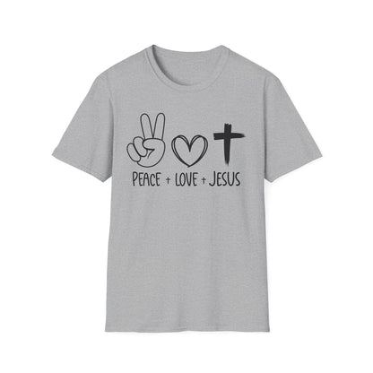 Peace, Love, Jesus T-Shirt
