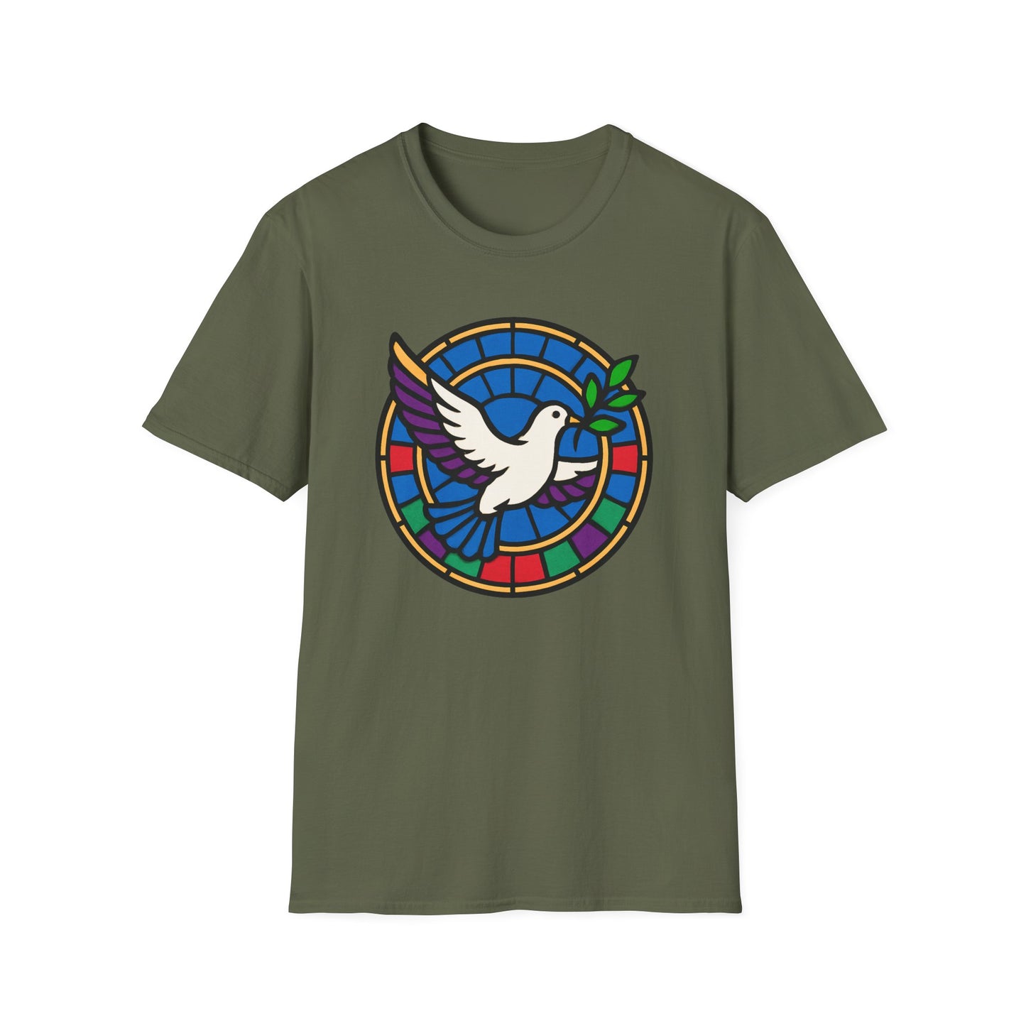 Stained Glass Dove T-Shirt
