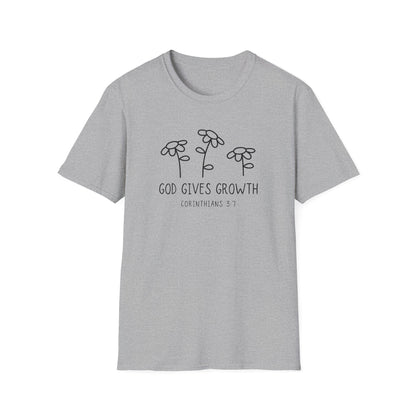 God Gives Growth T-Shirt