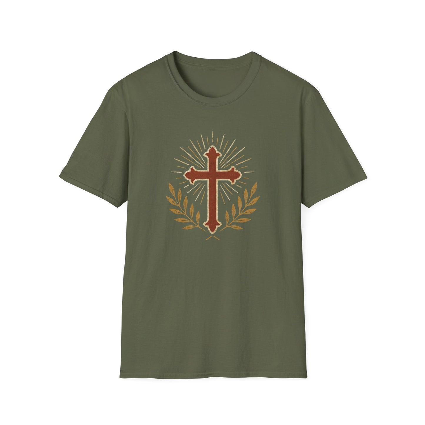 Maroon Cross T-Shirt