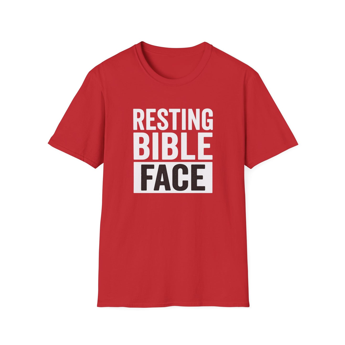 Resting Bible Face T-Shirt