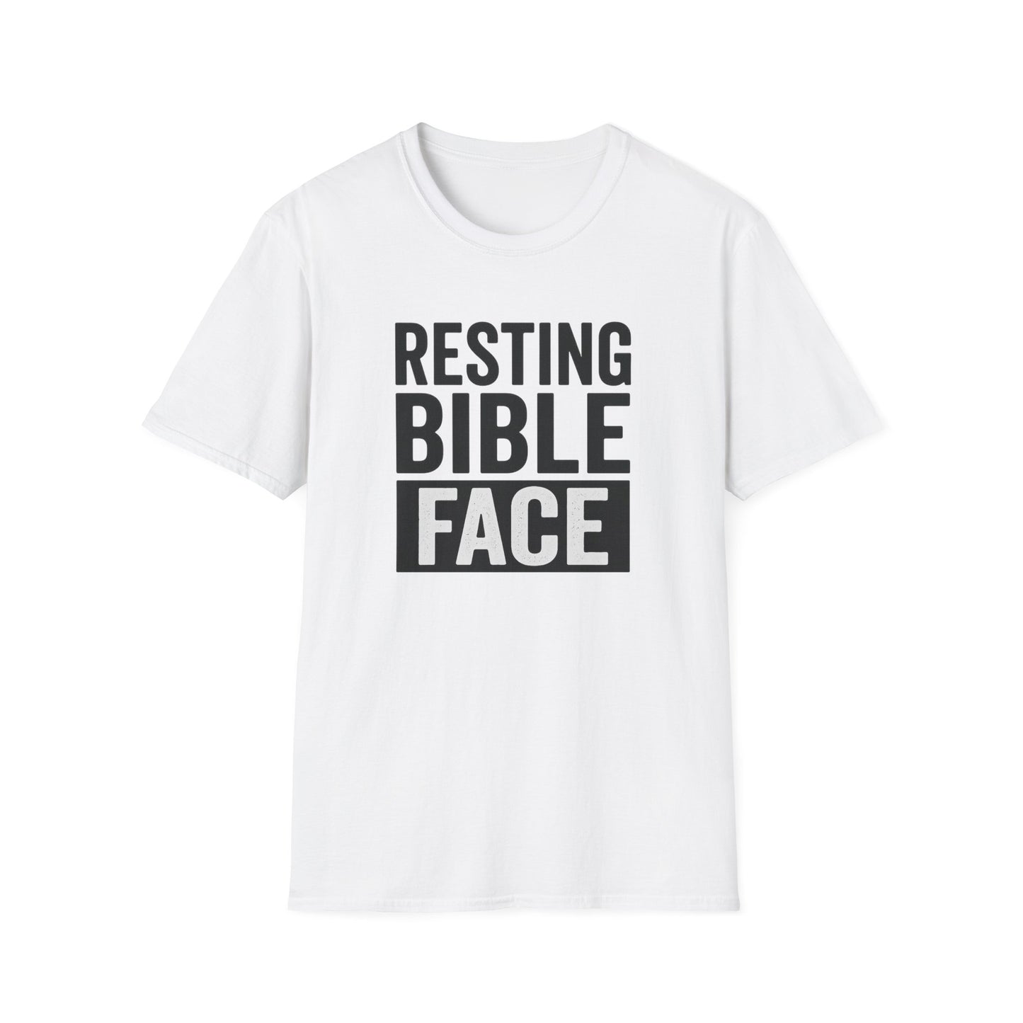 Resting Bible Face T-Shirt