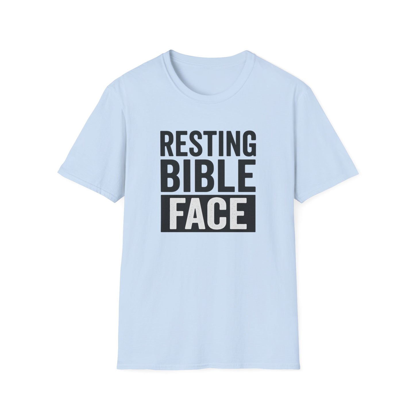 Resting Bible Face T-Shirt