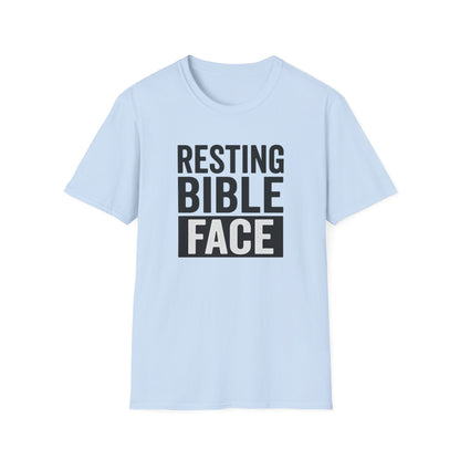 Resting Bible Face T-Shirt