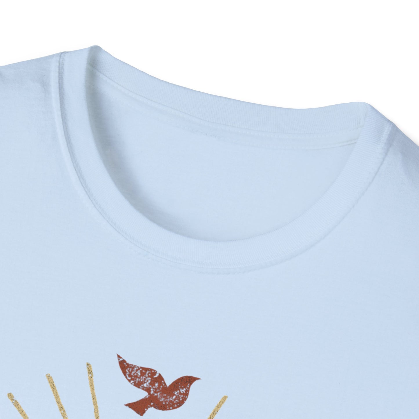 Golden Cross with Dove T-Shirt