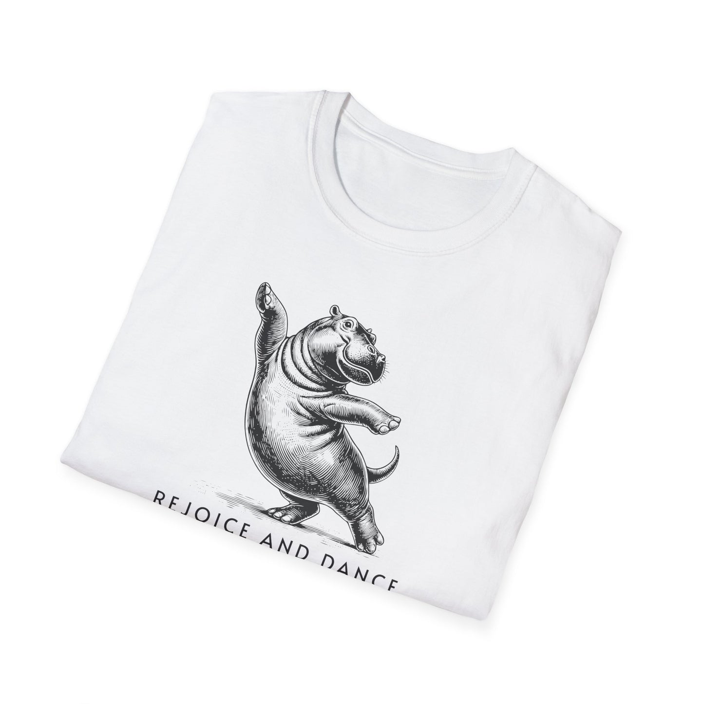 Hippo Rejoice and Dance T-Shirt