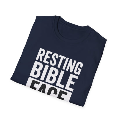Resting Bible Face T-Shirt