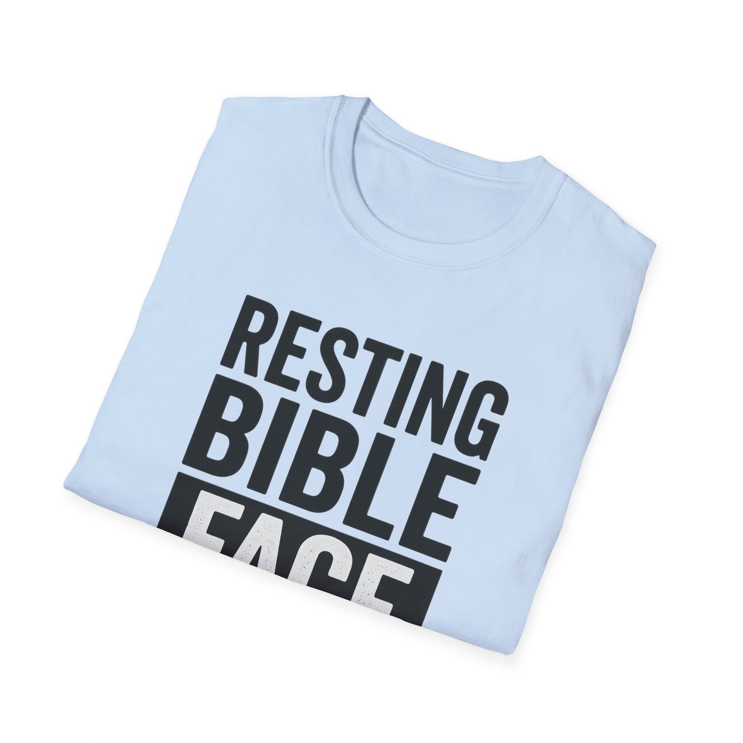 Resting Bible Face T-Shirt