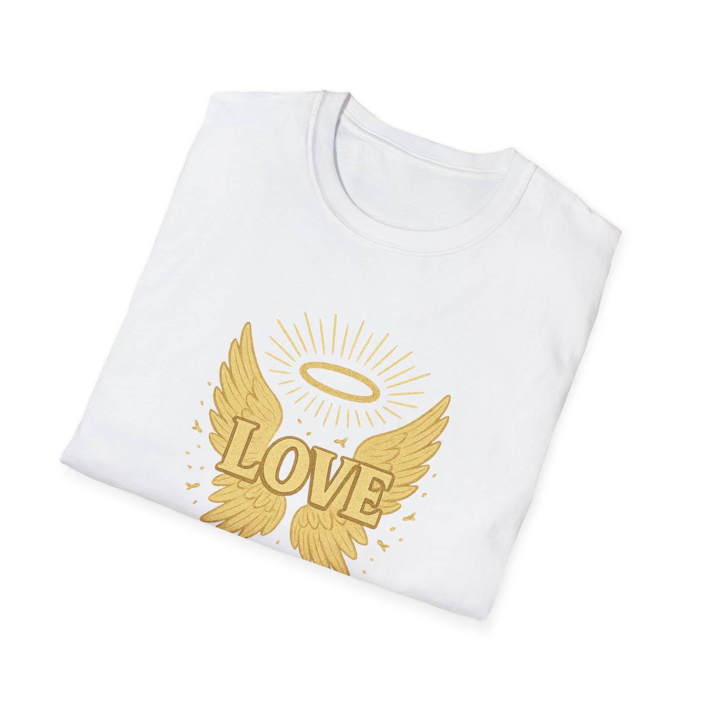 Gold Love with Wings T-Shirt