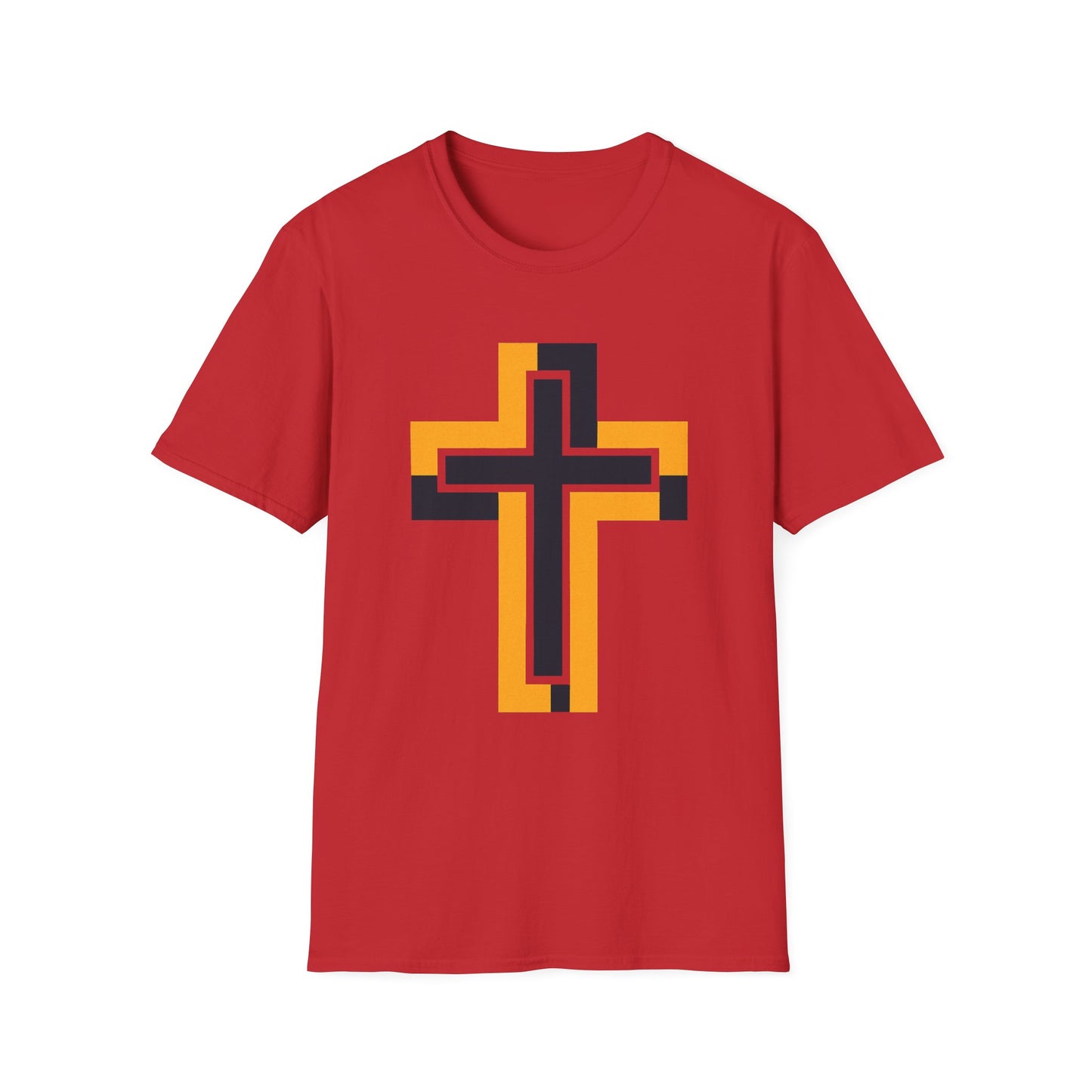 Black & Yellow Cross T-Shirt