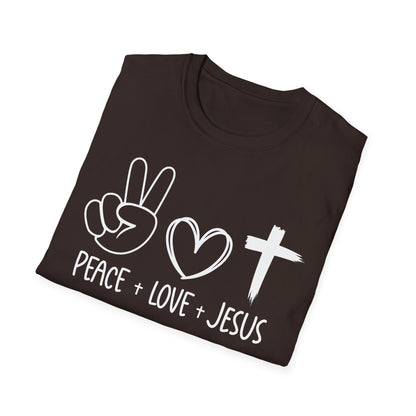 Peace, Love, Jesus T-Shirt