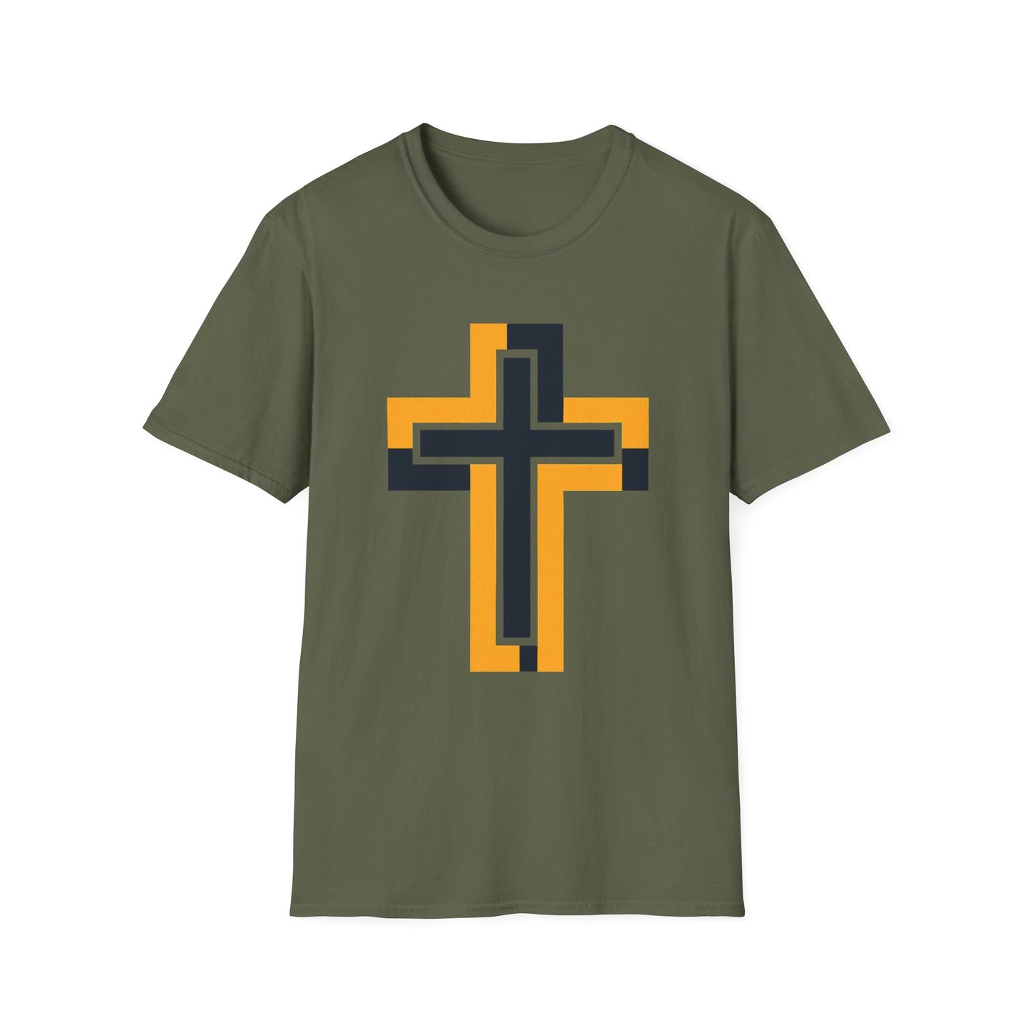 Black & Yellow Cross T-Shirt