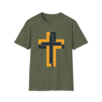 Black & Yellow Cross T-Shirt