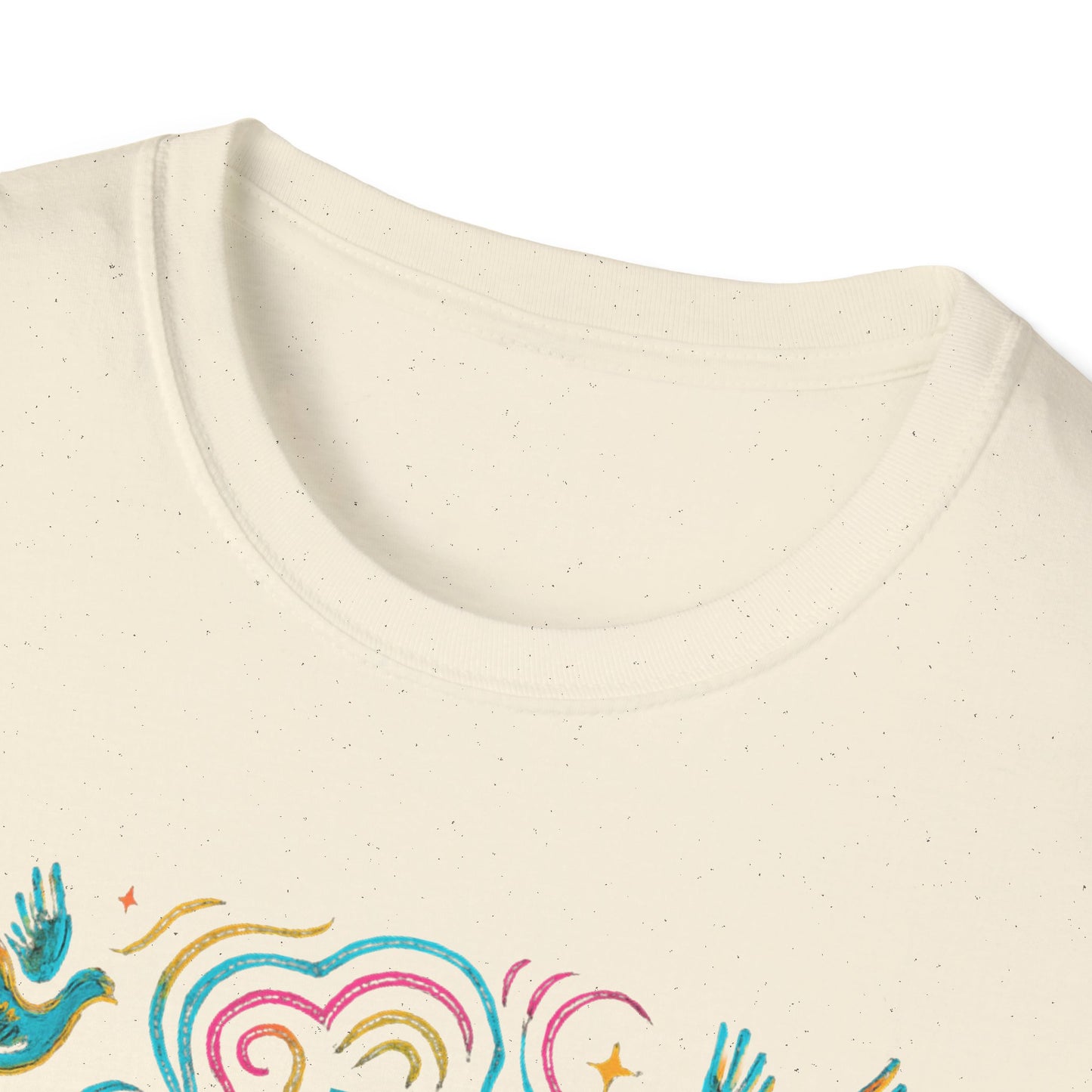 Swirl Cross with Doves T-Shirt