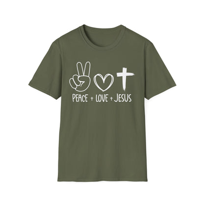 Peace, Love, Jesus T-Shirt