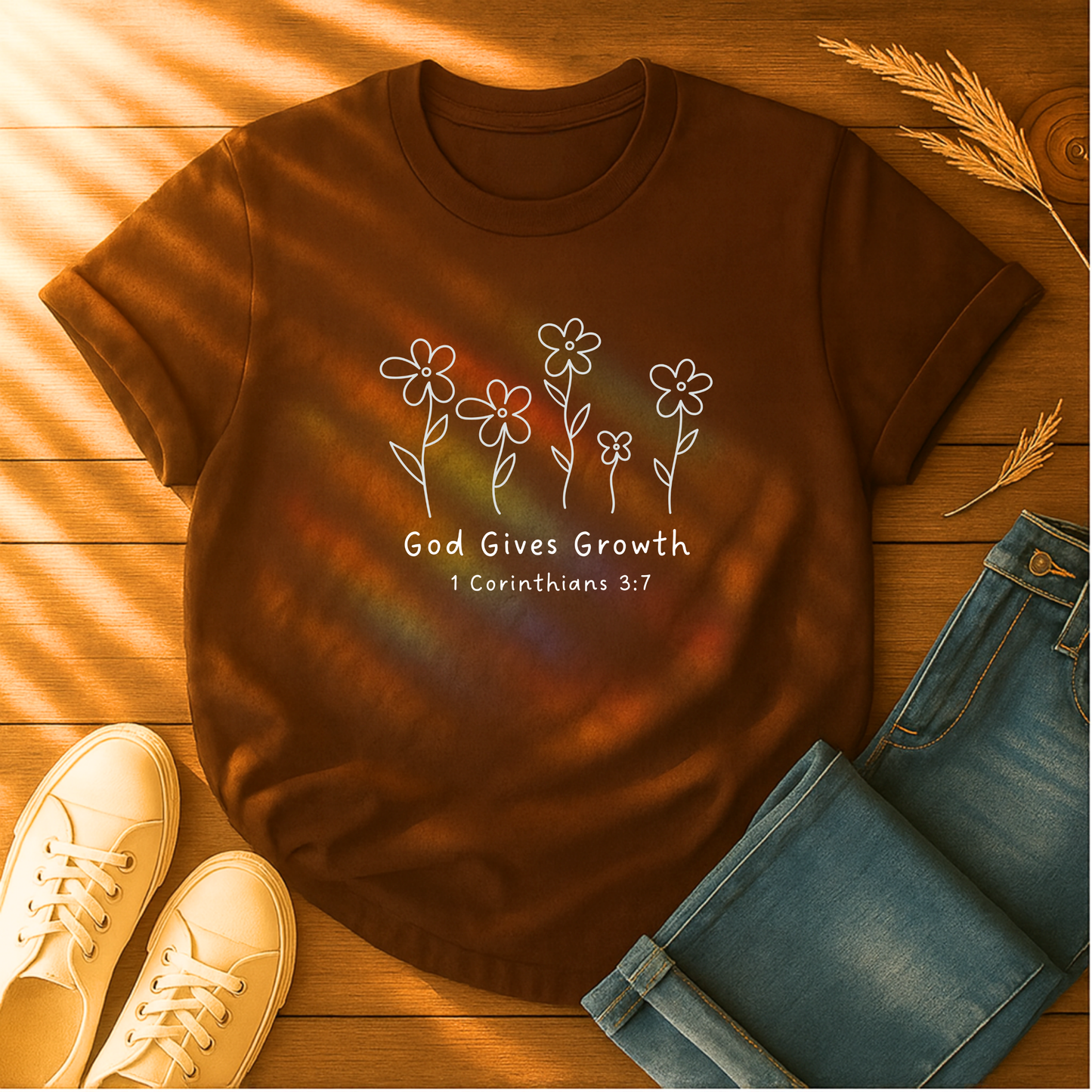 God Gives Growth T-Shirt