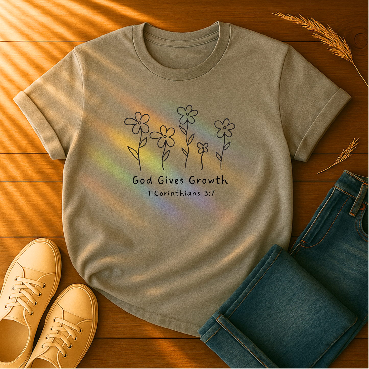 God Gives Growth T-Shirt