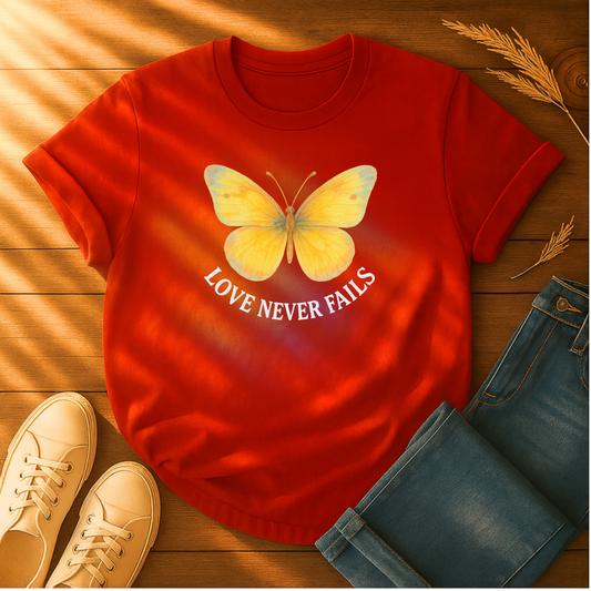 Love Never Fails T-Shirt