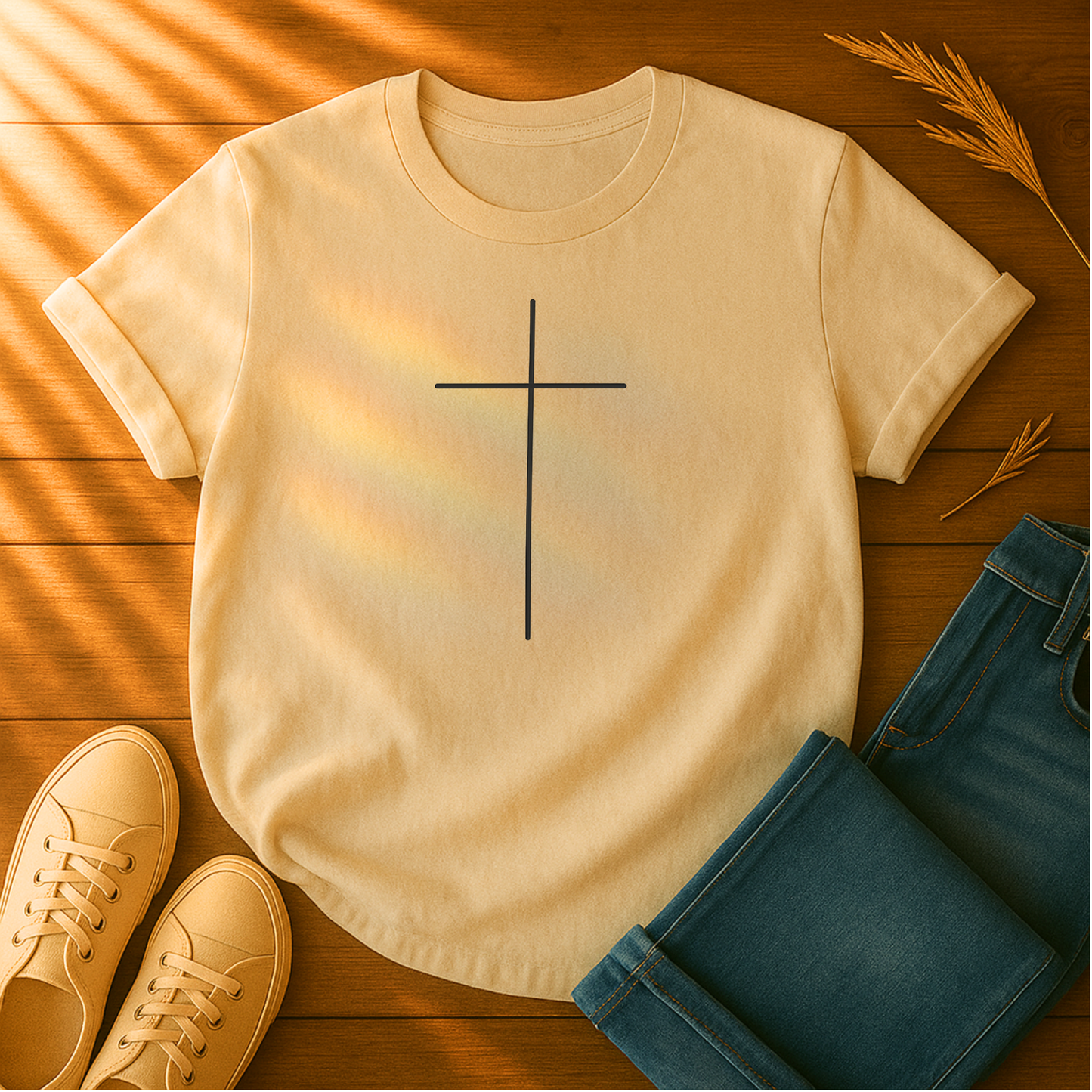 Minimalist Cross T-Shirt