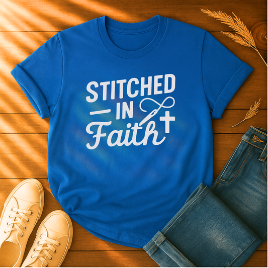 Stitched in Faith T-Shirt