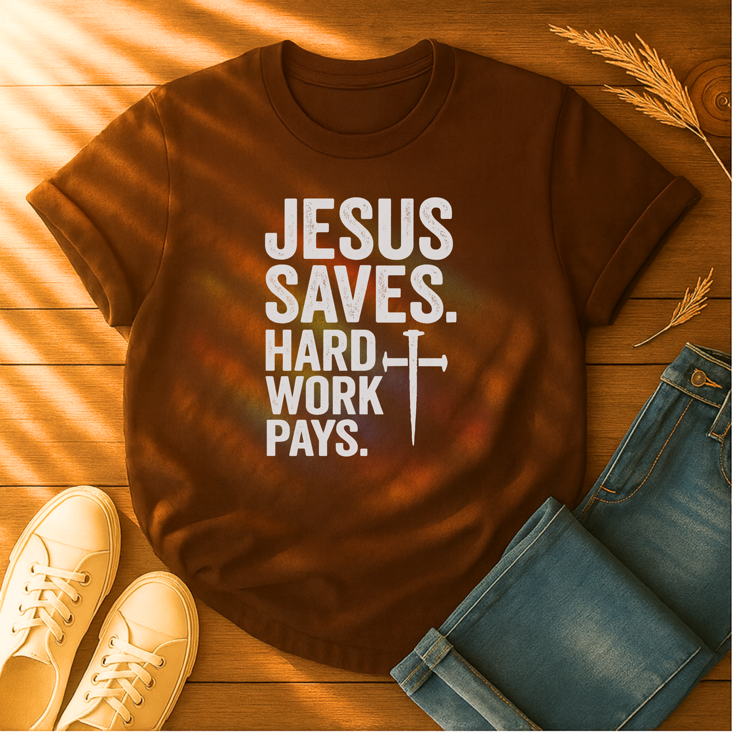 Pray Hard, Work Hard T-Shirt