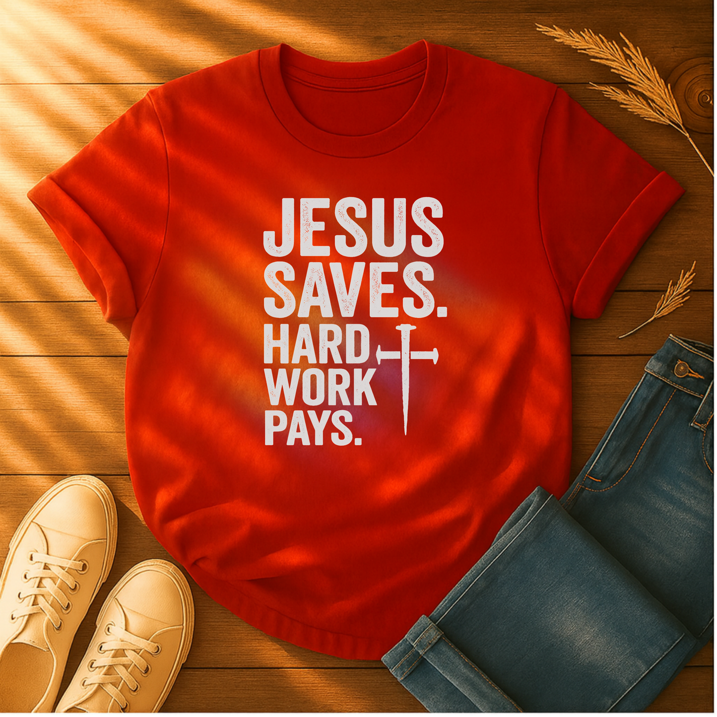 Pray Hard, Work Hard T-Shirt