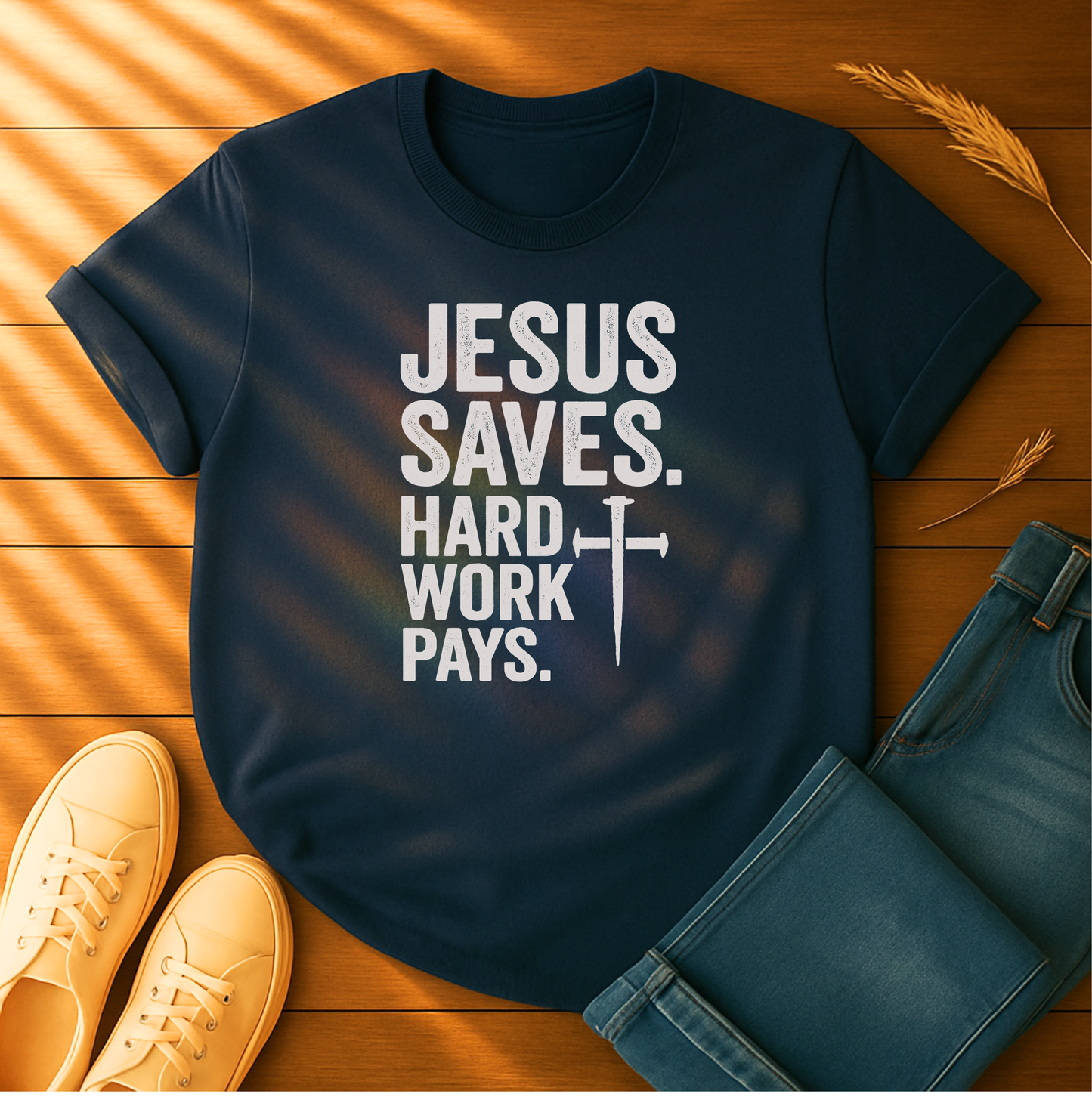 Pray Hard, Work Hard T-Shirt