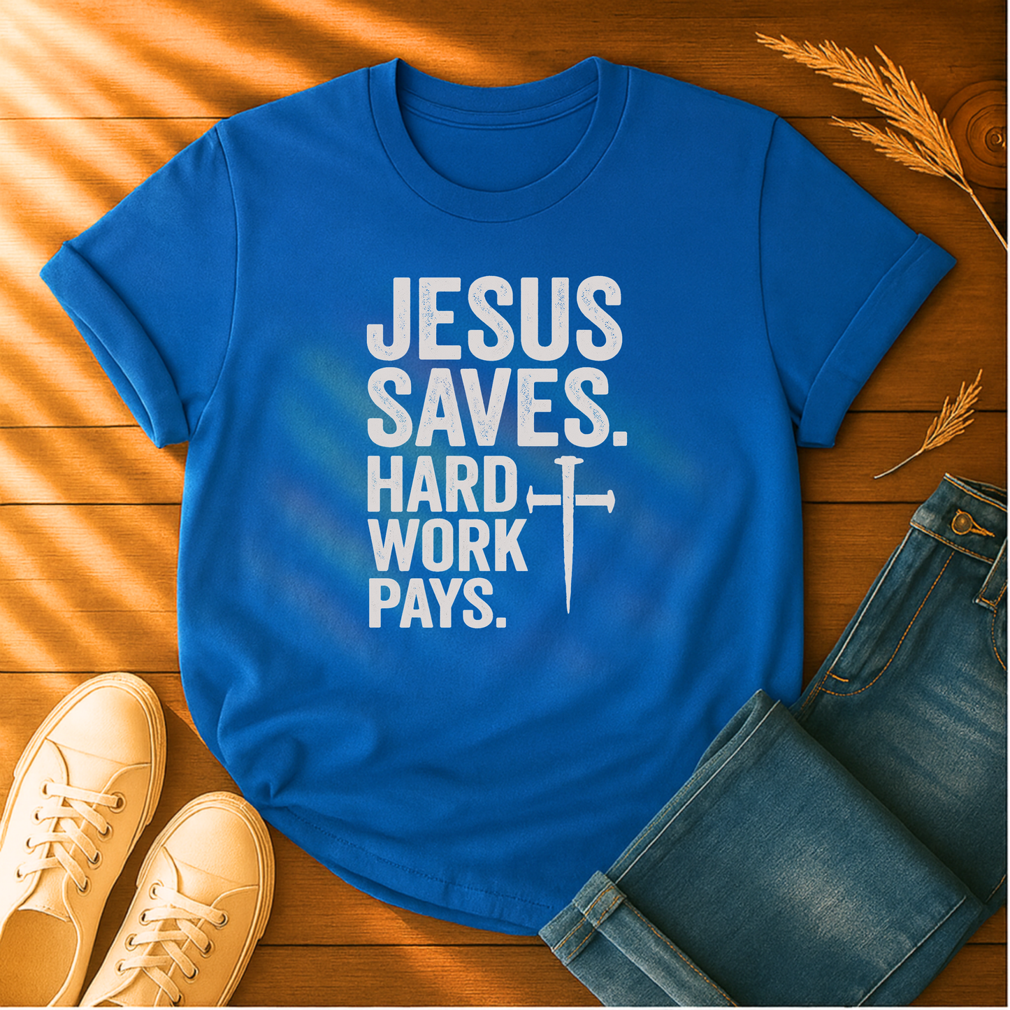 Pray Hard, Work Hard T-Shirt