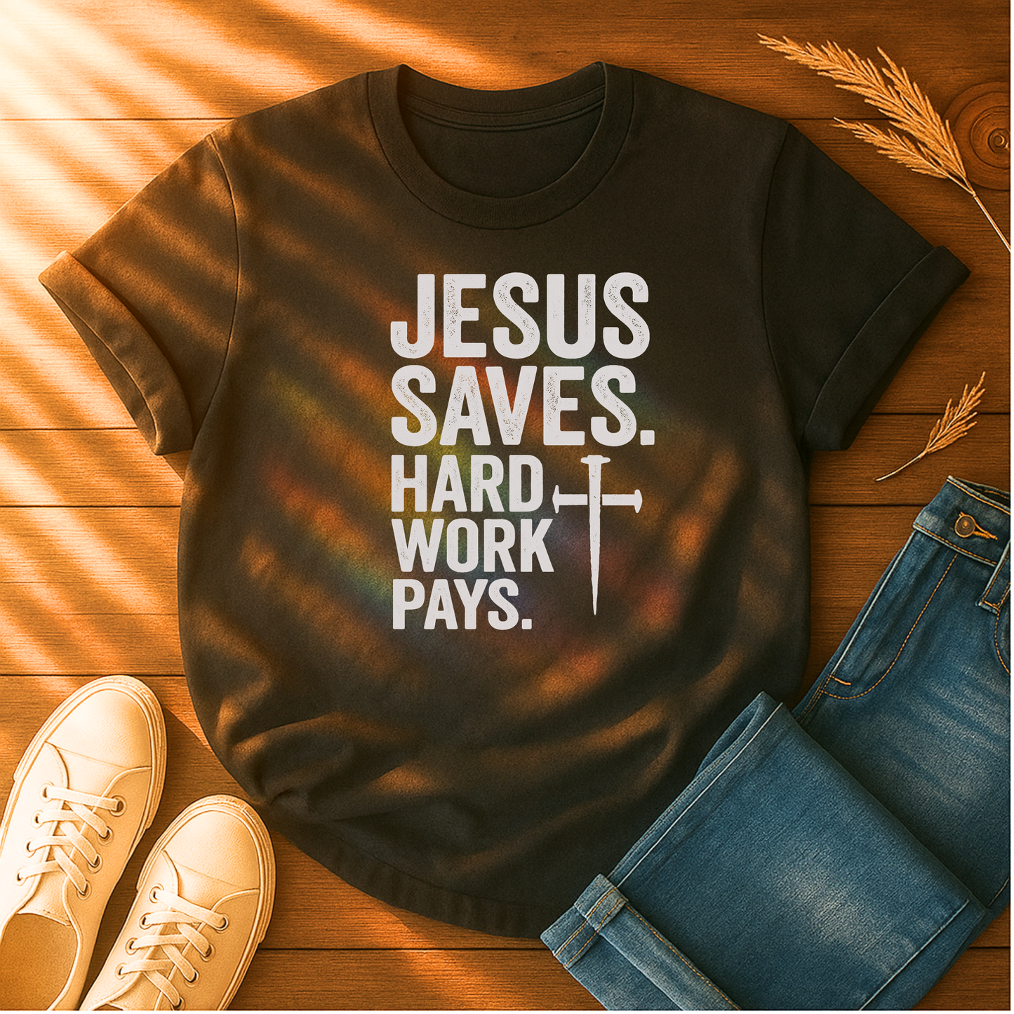 Pray Hard, Work Hard T-Shirt