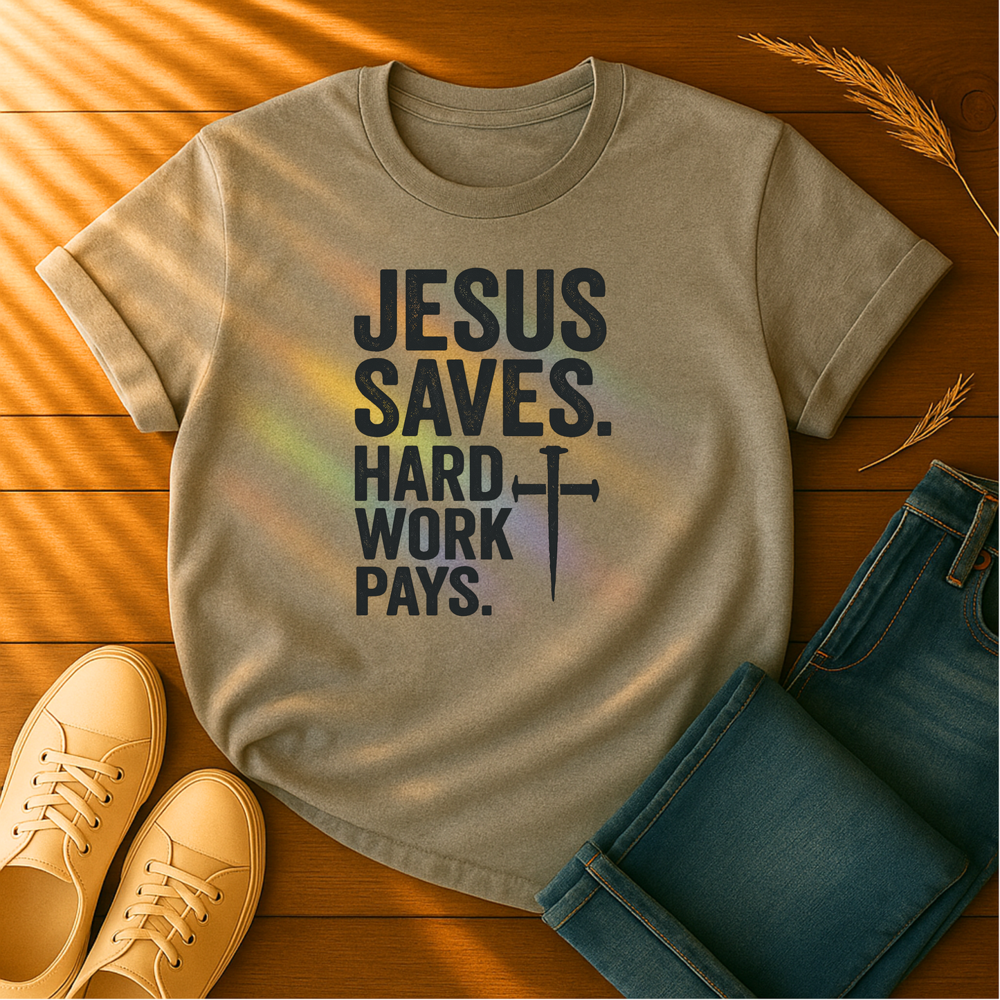 Pray Hard, Work Hard T-Shirt