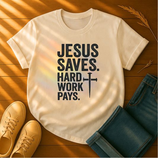 Pray Hard, Work Hard T-Shirt