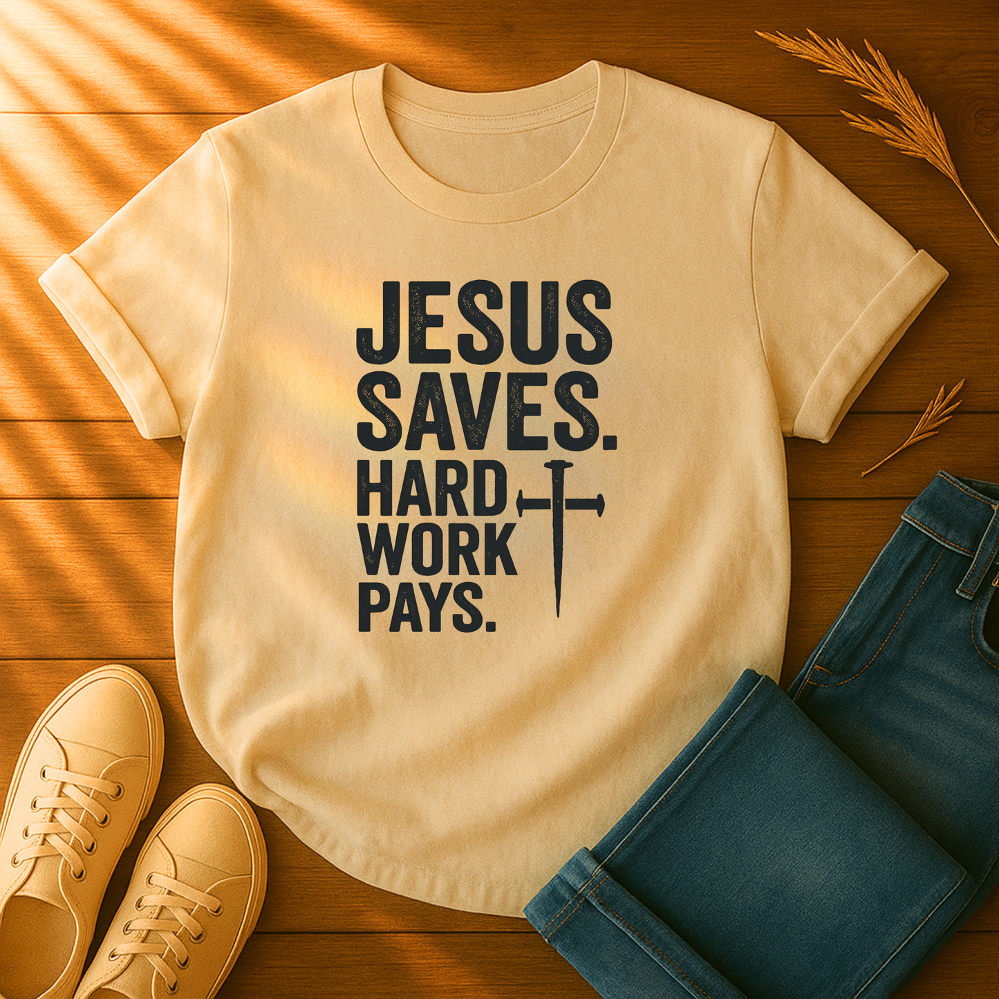 Pray Hard, Work Hard T-Shirt