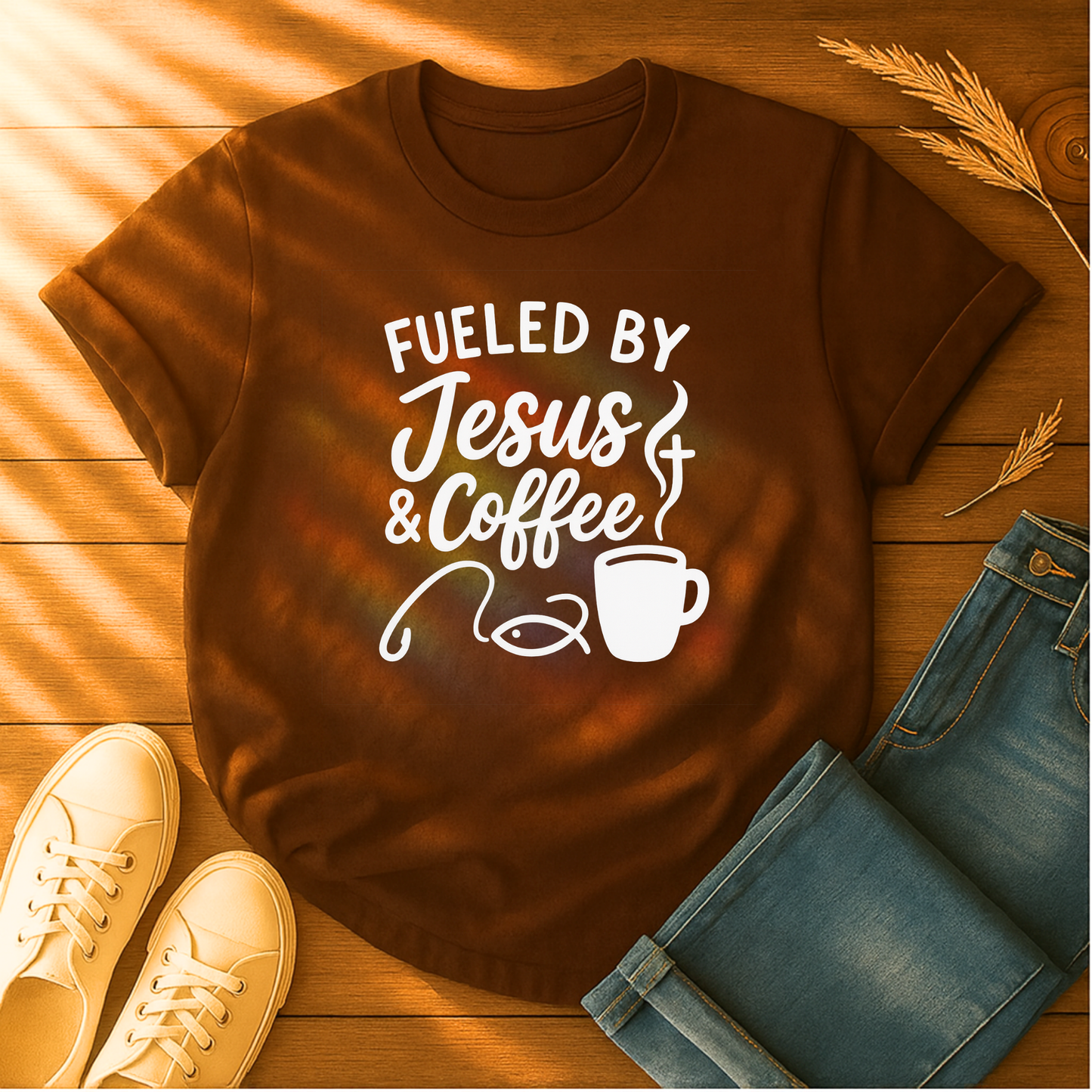 Fueled By Jesus & Coffee T-Shirt