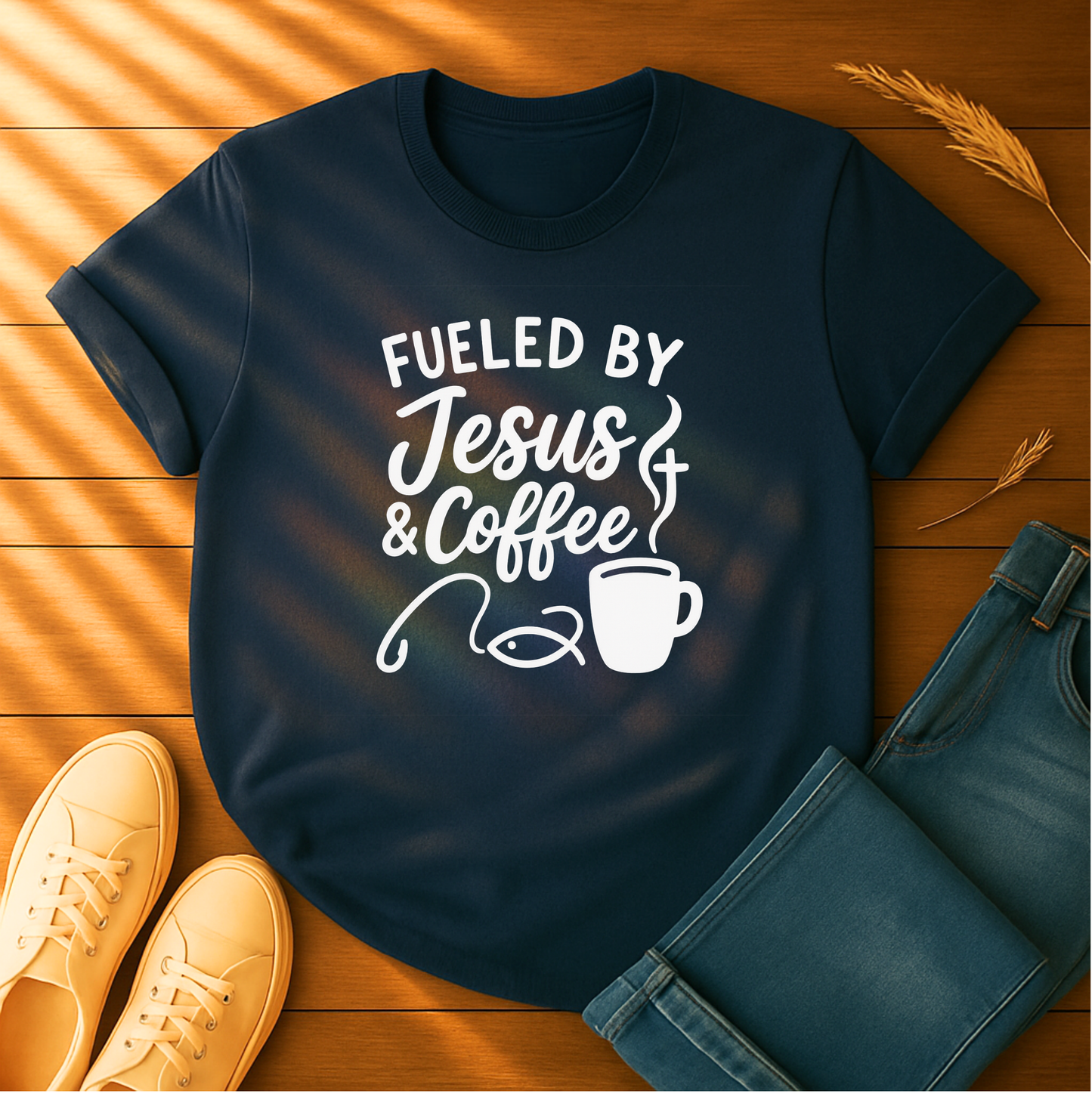 Fueled By Jesus & Coffee T-Shirt