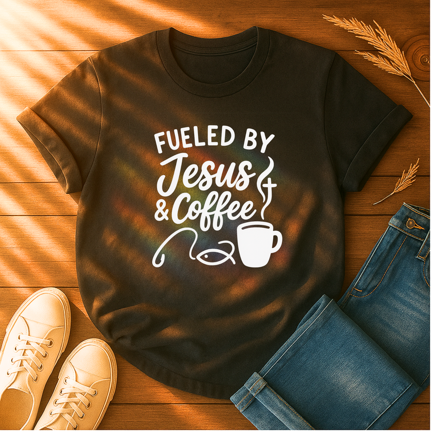Fueled By Jesus & Coffee T-Shirt