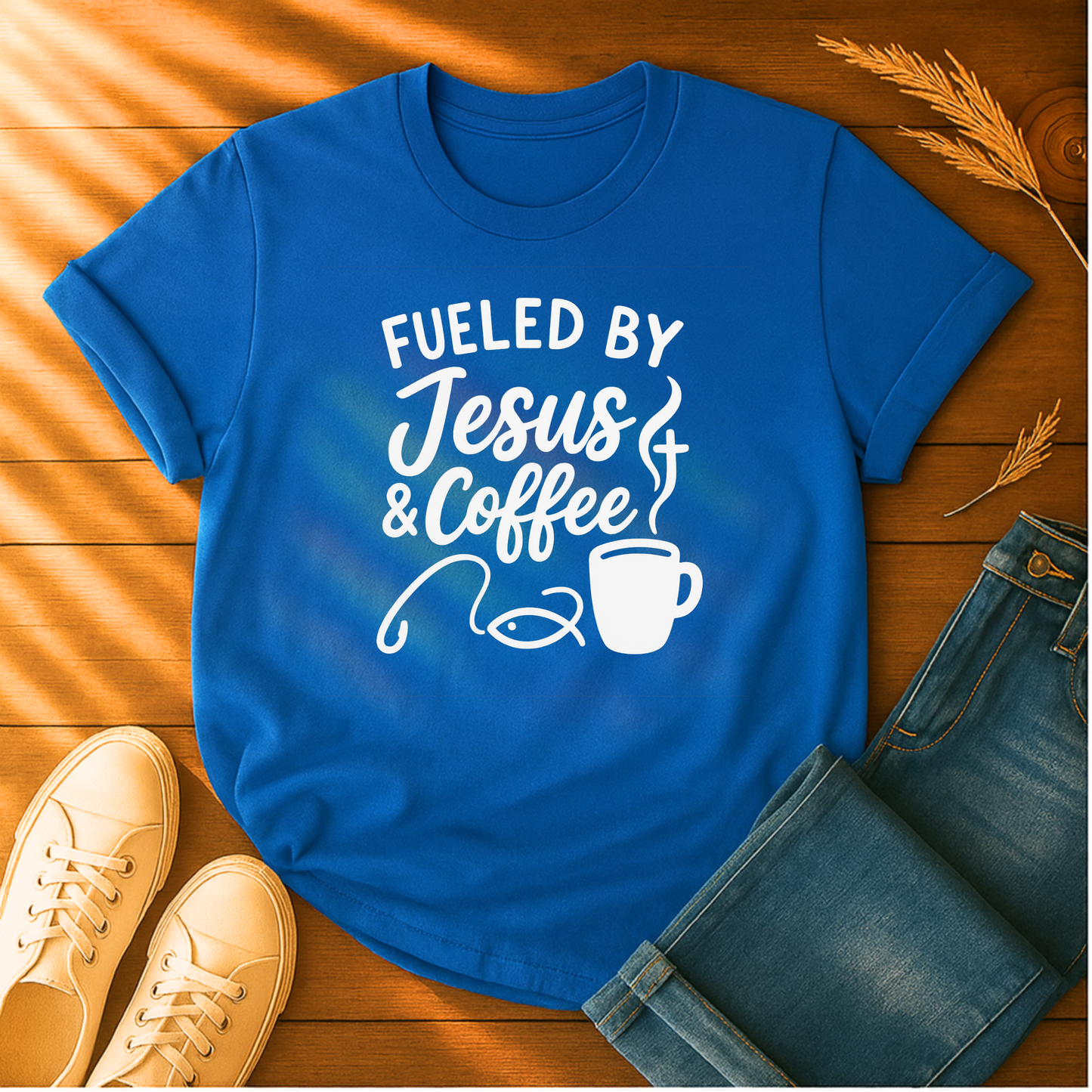 Fueled By Jesus & Coffee T-Shirt